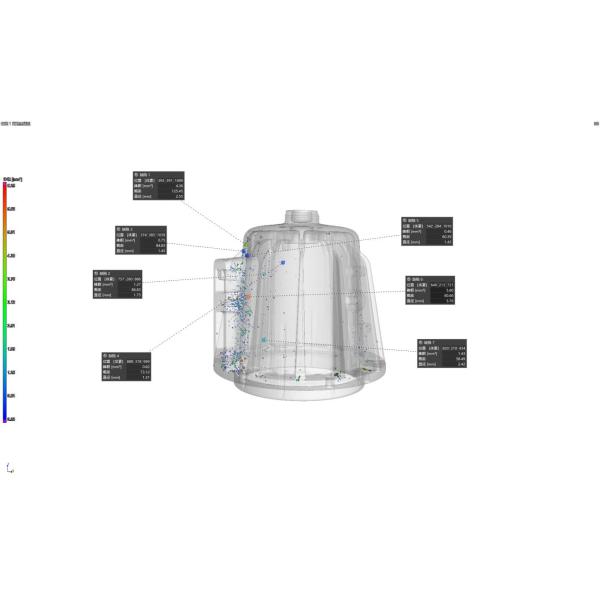 320KV CT Machine Unicomp UNCT3200 Для 3D неразрушающего тестирования цилиндров, металлических отливок, аэрокосмических деталей