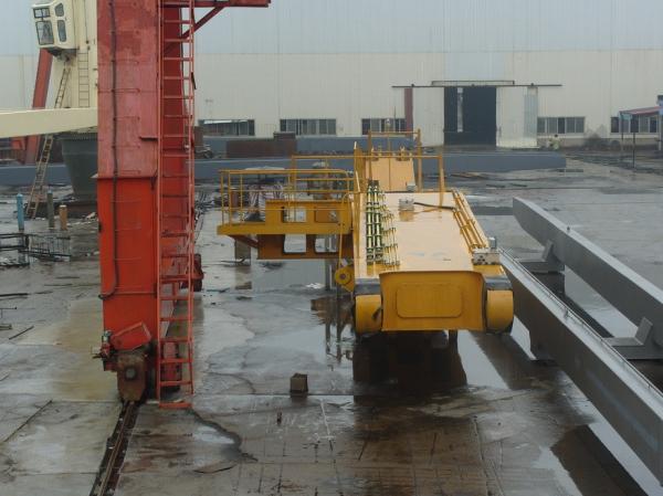 Hydraulic Steel Flexible Marine Knuckle Boom Crane Heavy Duty 100T10M