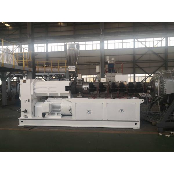 ZS95/188 Extrusora de tubos de PVC de bicos cónicos com software de tela sensível ao toque da Siemens