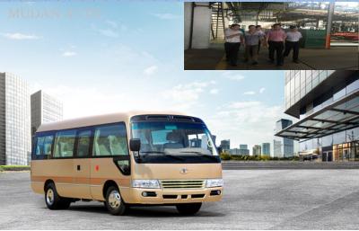 High End Medium 30 Seater Minibus , Diesel Star Type 24 Passenger Van