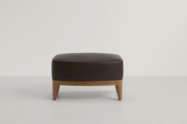 Comfortable Cocoon L Fiberglass Arm Chair With Solid Walnut Base And Legs