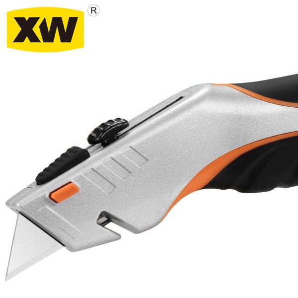 Quick Change Blade Safe Utility Knives With Finger Guard And 0.2 Pounds Lightweight SX6100