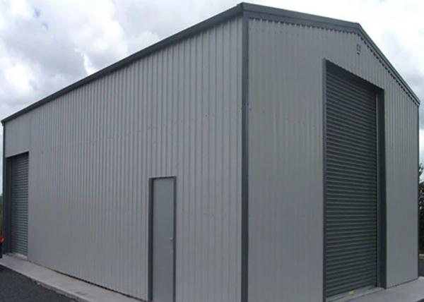 Prefab warehouse/workshop/hangar/garage/chicken shed, container house use steel structure building