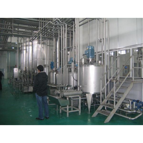 Full Automatic Complete UHT Milk Line 1000L/H Dairy Milk Processing Plant for Milk
