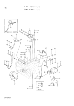 EX100-2 EX200-2 Excavator Solenoid Valve High Speed 9098250 9147260