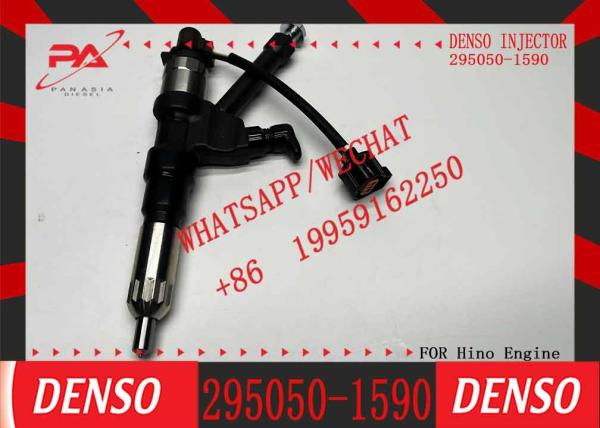Nueve marcas de alta calidad 295050-1590 inyector de diesel probado 295050-1590 inyector 23670-E0590