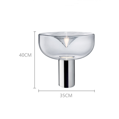 Modern Funnel Table Lamp Iron Glass Table Lamps For Living Room Bedroom Lamp(WH-MTB-18)