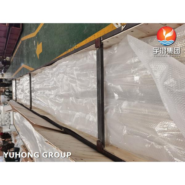 ASTM B111 UNS C68700 Алюминиевая латунная трубка без швов U Bend Heat Exchanger Tube