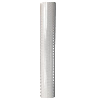 Self Adhesive White Micro Prismatic Reflective Vinyl White Laminate Sheets