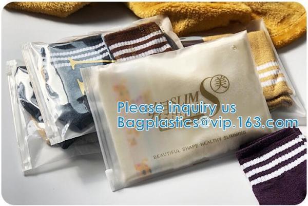 Zipper Top Apparel Bags, Clothing, Shoes, Underwear, Garment. Bikini Swimwear Packing Bag. EVA Slide Bags