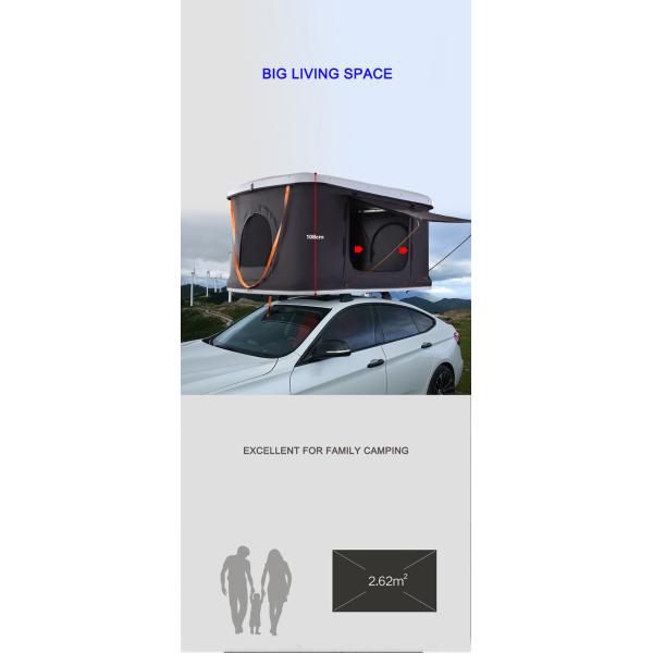 Полюс Алюминий Нержавеющая сталь Твердая крыша палатка для кемпинга путешествия подходит для всех автомобилей