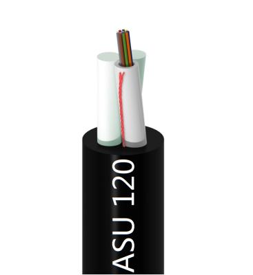 FRP 24core G652D Single Mode Optical Fiber Cable Aerial ASU80
