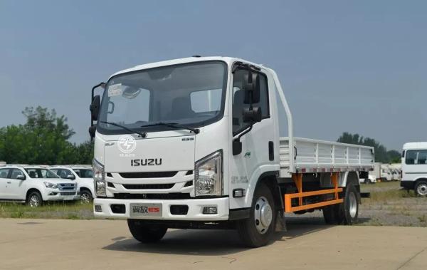 1-10t Capacidade de pneu radial Design 170 HP 4,08m Single Row Van Light Truck Mini Cargo Truck
