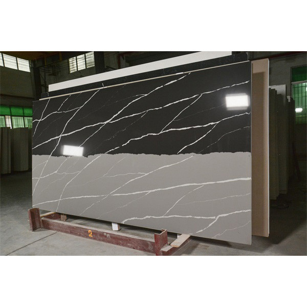 20MM кварц Countertop Calacatta 2 теней цвета белый Veined поверхностный
