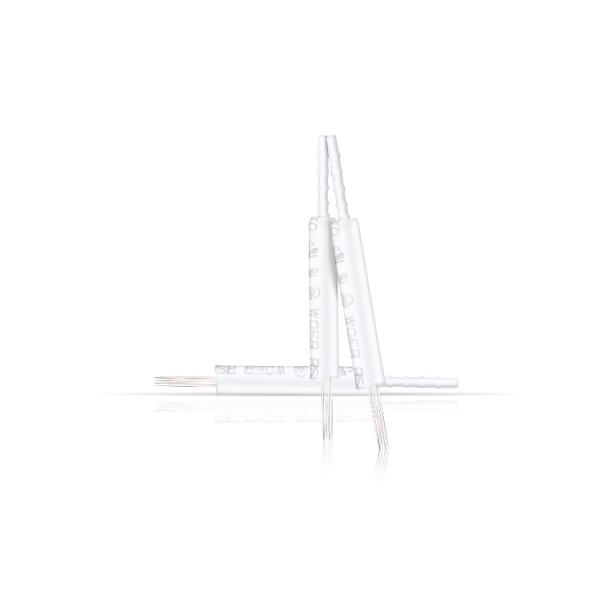 Stainless Steel Tattoo Machine Piercing Needles 4F For Eyeliner