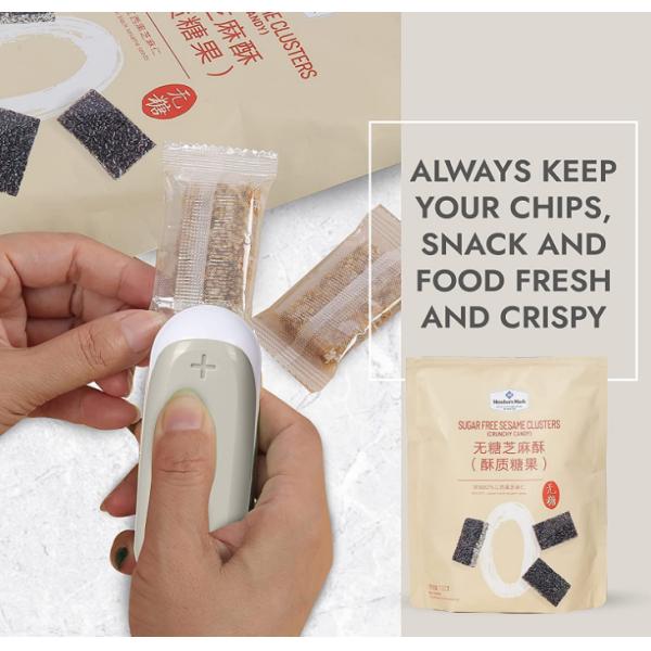 Мини машина для заделки мешков 2 в 1 жаре и резце для уплотнителя вакуума полиэтиленовых пакетов Handheld