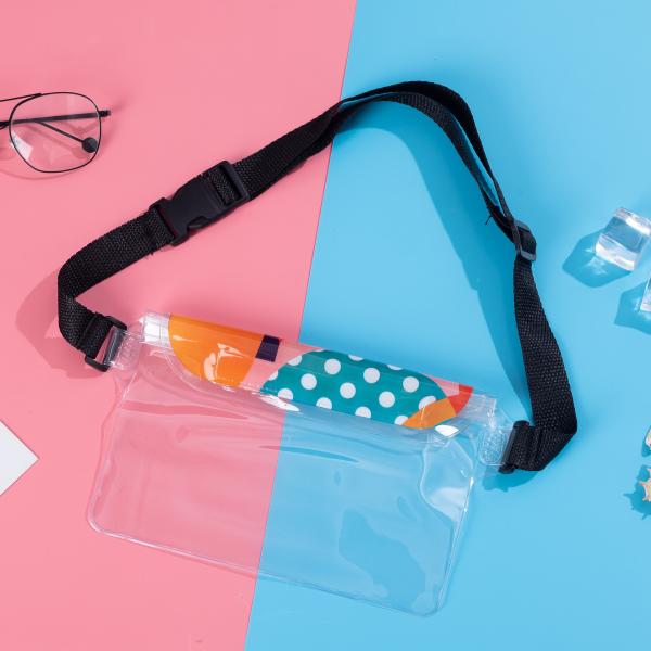 3 LAYER SEALED LARGE MOBILE PHONE WATERPROOF BAG OBLIQUE STRADDLE SWIMMING WATERPROOF FANNY PACK PVC RAFTING OUTDOOR SEA
