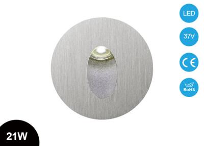 3W IP40 Mini Aluminum Indoor LED Step Light / Indoor Stair Lighting Brushed Color