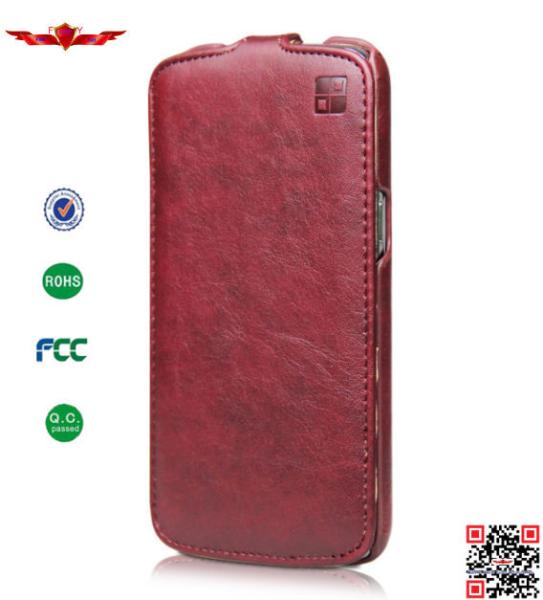 Fashion Design High Quality PU Flip Leather Cover Case For Samsung Galaxy Grand 2