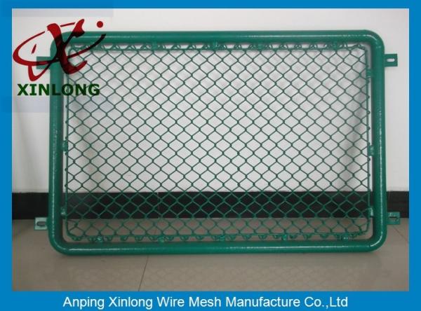 Pvc Dipped Coating Chain Link Mesh Fence With Various Colors XLF-09