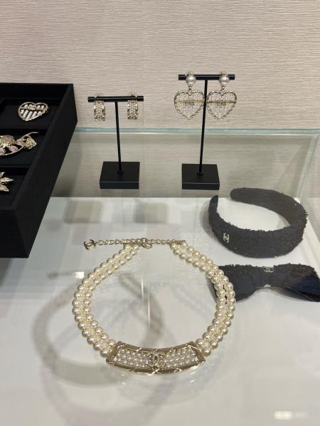 Light Gold Fine Jewelry Necklaces Sophisticated 40cm Length With Pearls