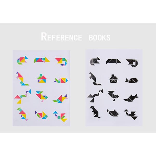 Jigsaw Puzzle Baby Developmental Toys Wooden Tangram Magnetic Puzzle Toys