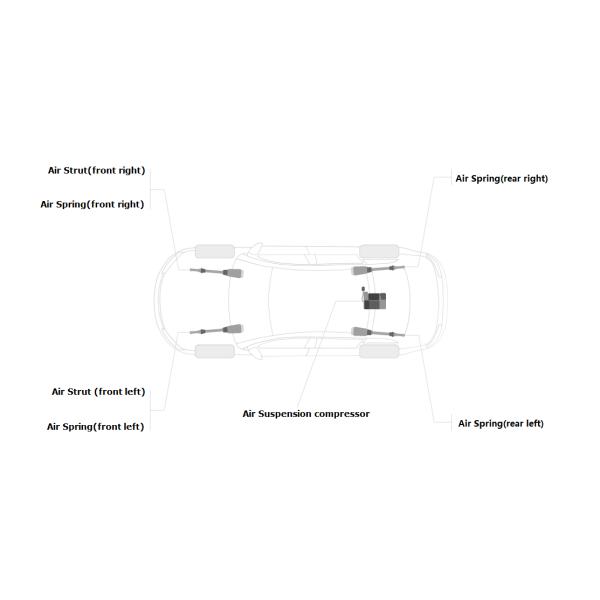 Air Compressor Piston Rod For Land Rover Discovery 3&4 Piston Ring RYG500160 RQG500672 RQG500090 LR045251