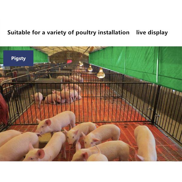 300-1000gm Tejido de carpa de PVC Pollería y ganadería Granjas Cortinas rodantes Tarpa térmica