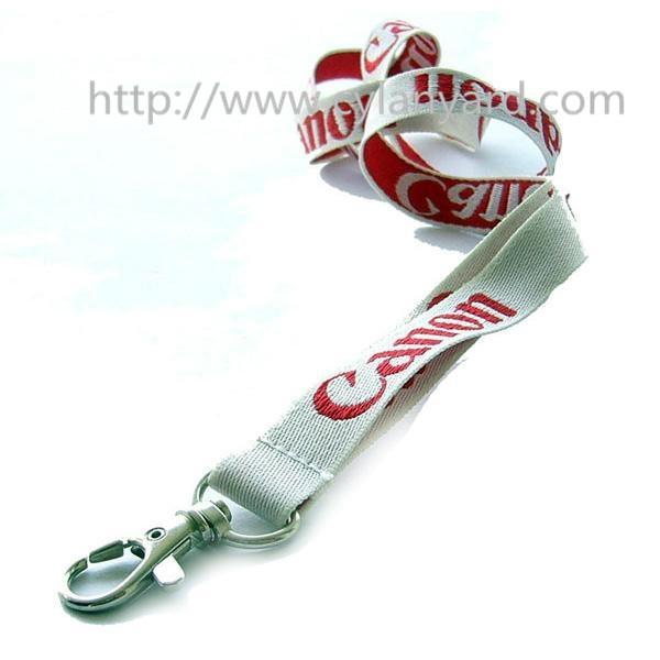 Custom made woven lanyards, low cost woven neck ribbons factory from China