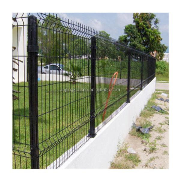 ECO-FRIENDLY galvanizado em pó revestido de galvanizado em quente rígido 3D de malha de fio soldado para cerca de jardim