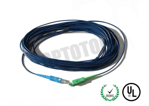 SC / APC Fiber Optic Jumper Cables Multimode OM2 2mm With Simplex Core