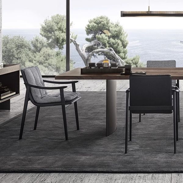 Custom Dining Room Furniture PU Leather Upholstered Chair Accent Chair Restaurant Cafe Hotel Dining Chair