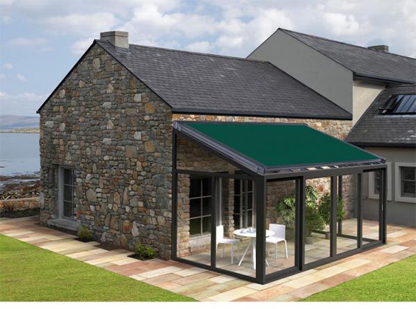 Aluminum Garden Waterproof Awning Motorized Retractable Conservatory