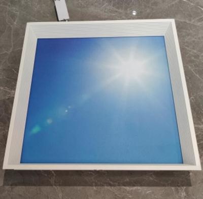 Luz do céu azul nuvens embutidas 450x450mm LED decorativo painel de teto luz,placa decorativa LED painel