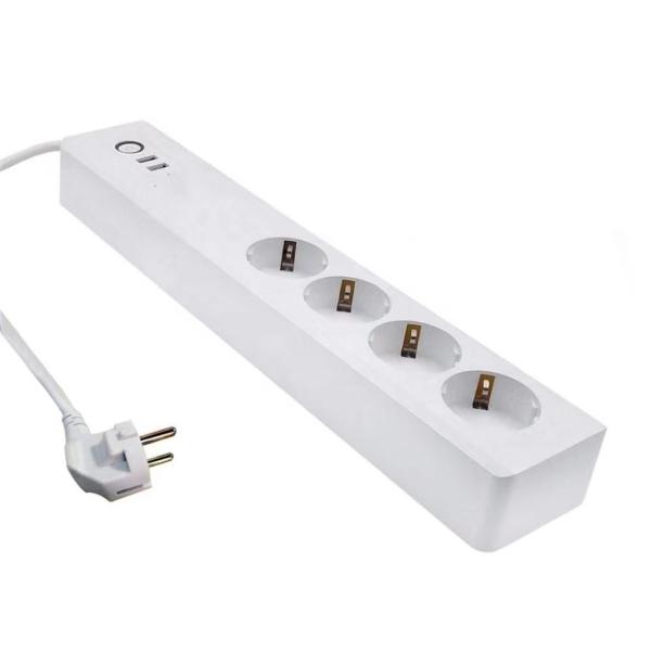Tira do poder do Smart Home do CE 2000W de Smartlife 1.5M para o curso europeu