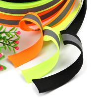 Aviso tecido da fita da fita do Webbing do poliéster dos Pp estrada reflexiva colorida