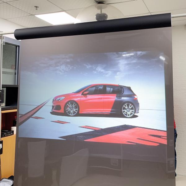 Filme holográfico transparente da projeção traseira do espaço livre do filme da propaganda de janela com preço competitivo