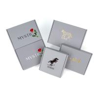 Le T-shirt biodégradable FSC de Grey Paper Packaging Box For a certifié