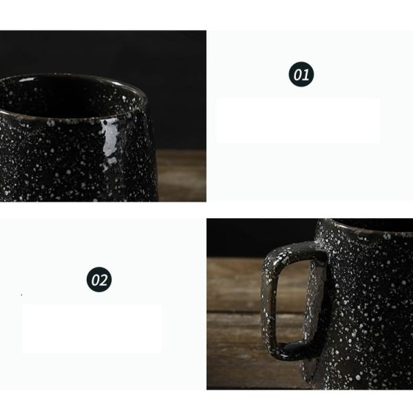 Rustic Porcelain Coffee Cup With Handle