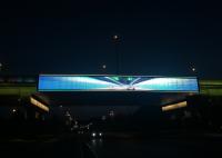 Manufacturer P25*50 Customized Full Color Outdoor Glass Mesh Transparent Glass Window Film Led Screen