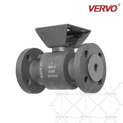 Dn25 o aço forjado A105 1inch 600lb Rf da válvula de bola de 2 partes flangeou furo completo e haste desencapada furada reduzida da válvula de bola API608