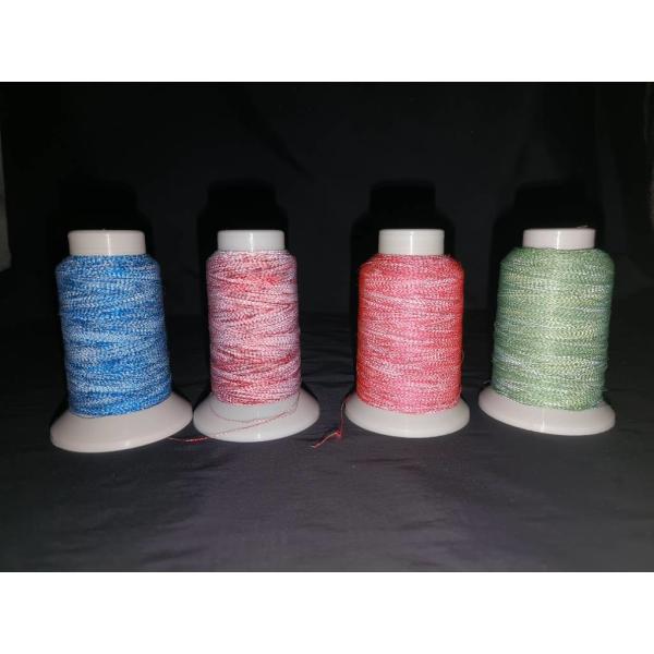 Зеленая отражательная видимость вязать пряжи потока высокая для шляпы сумки одежды логотипа футболок