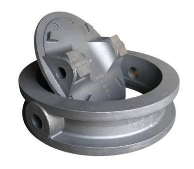 Corpo de válvula de borboleta de flange de fundição de ferro fundido de areia dupla QT450-10