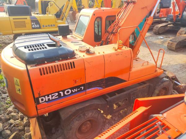                  Used High Quality Mobile Excavator Doosan Dh210W, 21 Ton Doosan Wheel Excavator Dh210W Hot Sale             