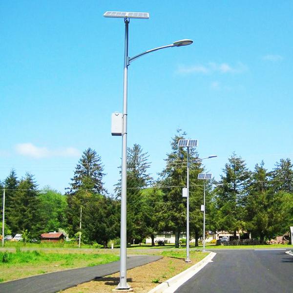 Customized Color Galvanized Street Light Pole 6m To 15m