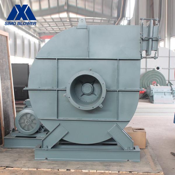10KV Single Suction Smoke Exhaust Centrifugal Flow Fan V Belt Driven