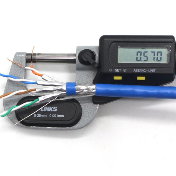 SSTP SFTP CAT8 CAT7E Cabo de rede 40G Alta velocidade 2000Mhz Duplo blindado 22AWG 23AWG Fabricante