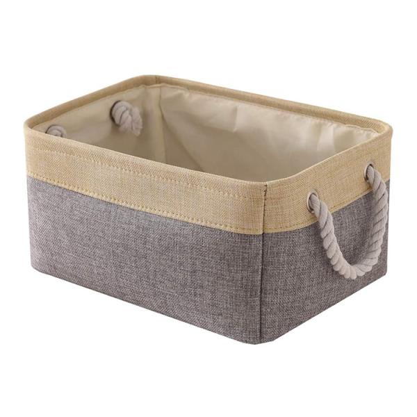 Customized Logo Acceptable Fabric Storage Basket for Clothes Storage and Organization