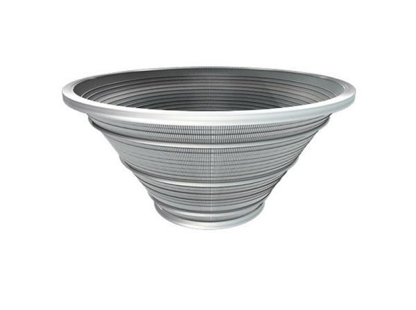 Bassin de centrifugeuse de 150 mm avec une tige de support de 3 * 5 mm galvanisée ou peinte