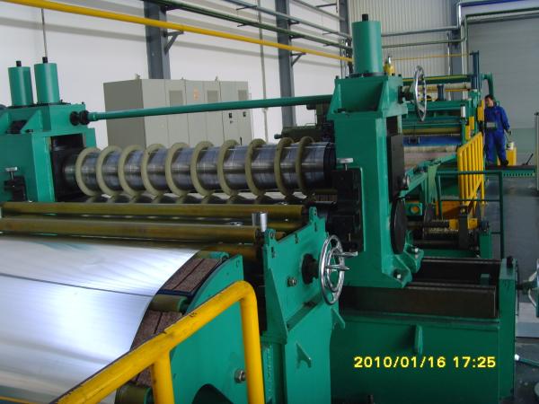 Galvanized Sheet 800mm Steel Coil Slitting Machine 15T Ss Coil Slitting Machine